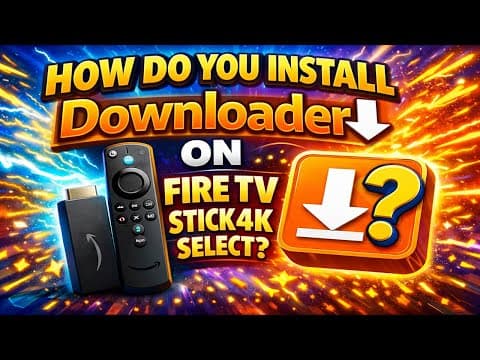 🚫 How To Install Downloader On The New Amazon Fire Tv Stick 4k Select? 🚫