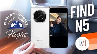 Oppo Find N5: Can The Slimmest Foldable Survive The World's Longest Flight?!