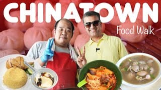 Kl Chinatown Food Walk (petaling Street) : Lala Noodles, Tau Fu Fah, Char Siew Bao, Apam Balik