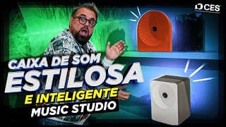 Estilosa E Conectada Com Botão Do Spotify! Music Studio É A Nova Caixa De Som Da Samsung
