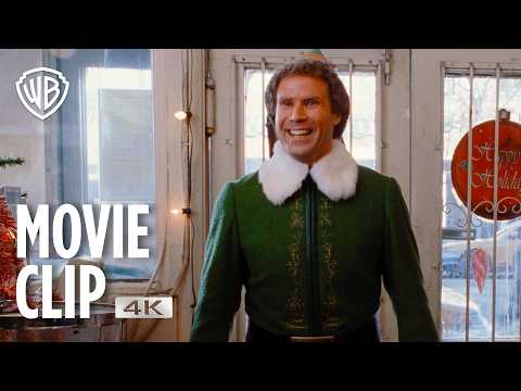 Elf 4k | Buddy The Elf Discovers New York City | Movie Clip | Warner Bros. Entertainment