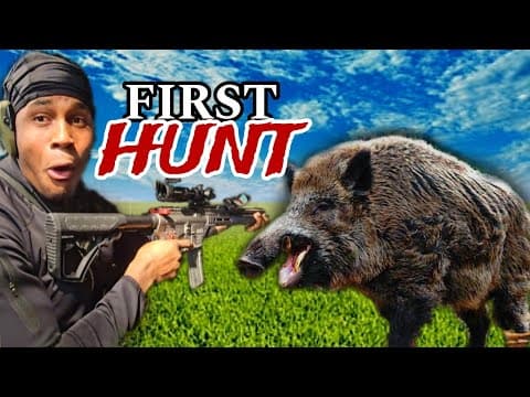 My First Hog Hunt #wildhogs #guns
