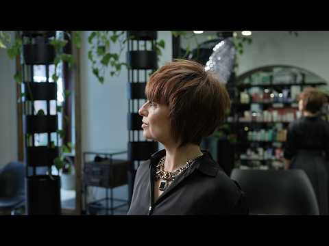 Stylish Short Hairstyle With Bangs – Step-by-step Hair Transformation