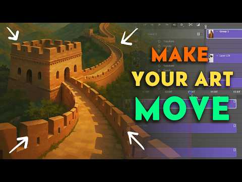 Illustration To Animation: Easy 2d To 3d In Photoshop (no Experience Needed)