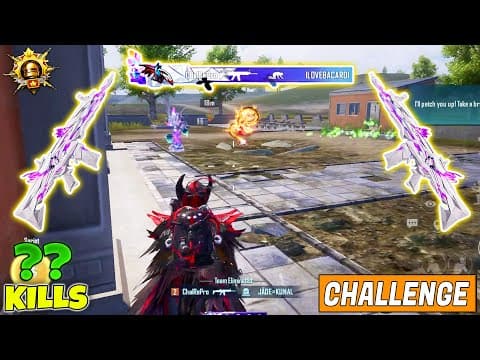 😱 Omg !! I Am Using My New Level 7 Scar-l When God Level Enemy Challenged Me & Bloodraven Xsuit Bgmi