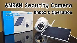 Anran Q1 Max Security Camera Unboxing & Review/footage