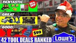 42 Lowe’s Pre Black Friday Tool Deals Ranked: Good, Great, & Fantastic!