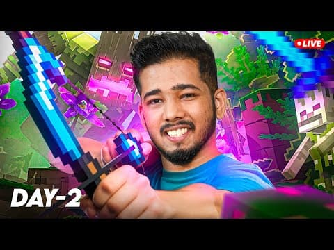 Minecraft Adventure - Day 2 | Bgmi Done | Scout Is Live | #iqoo