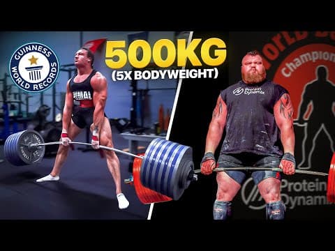 Attempting Eddie Hall's 500kg Deadlift At 23 Years Old...