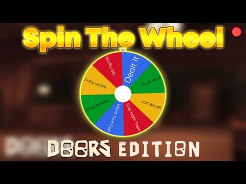 🔴🎃roblox Doors Wheel Of Modifiers!!