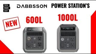 New Dabbsson Power Stations Dabbsson 600l Dabbsson 1000l