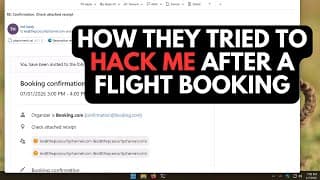 Hacked After Booking A Flight?