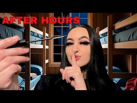 [asmr] Camp Counselor Does Your Makeup After Midnight 💄 | Soft Spoken