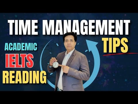 Academic Ielts Reading - Time Management Tips - Asad Yaqub