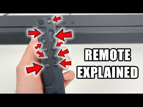 Jbl Soundbar Remote Control Explained : All Buttons