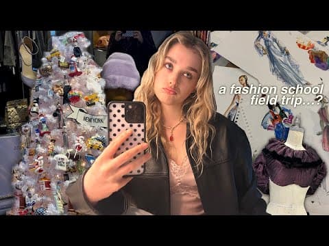 What A Fashion Student Does In A Week In Nyc 🍎 (field Trip, Farmers Market, Textile Dyeing)