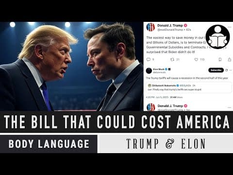 Body Language: President Trump & Elon Musk