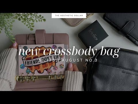 New Savings Binder & Crossbody Bag 😍🎉 | $1,775 | Cash Stuffing