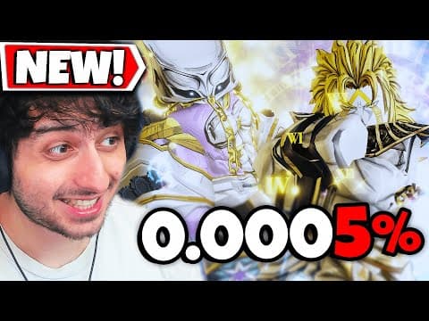 Getting the 0.0005% Dio Over Heaven in Roblox!