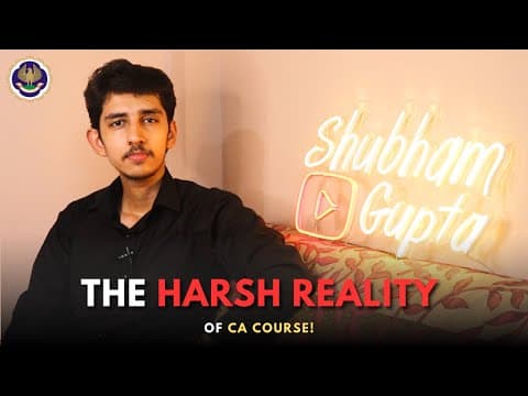 Ca Is Not For Everyone 📉 | My Spom Results | Ca Finals Preparation | Life Update | Shubham Gupta