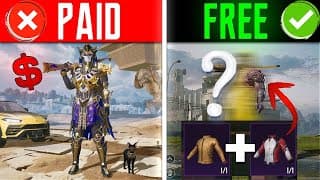 How To Look Like Pro In Free! | Best Outfit Combo To Become Pro In Bgmi