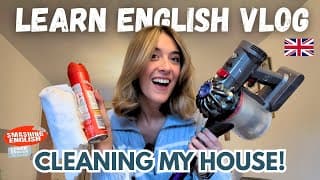 Learn Real English Vlog 🇬🇧 | Cleaning & Organising My House