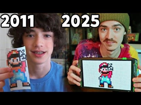 How I Used To Make Pixel Art Vs Now (govee X Pac-man Gaming Pixel Light Unboxing!)