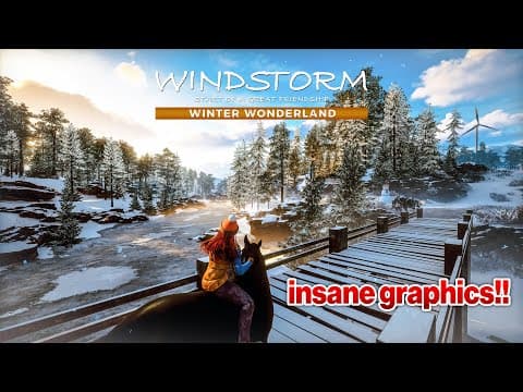 New Cozy Horse Game! Windstorm Winter Wonderland Update!