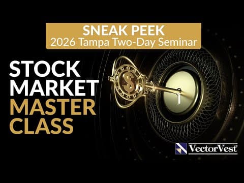 Sneak Peek At Vectorvest's Stock Market Master Class | Vectorvest