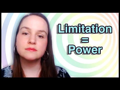 The Power Of Deliberately Embracing Limitations