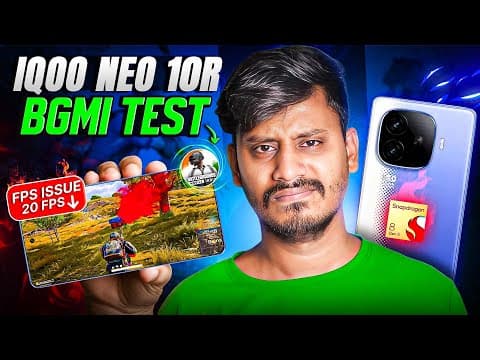 Iqoo Neo 10r 120fps Bgmi Test With Fps Meter (not For 120fps Gaming 😡)
