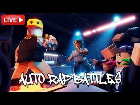 Roblox Auto Rap Battles! (live)