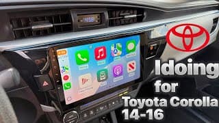 Toyota Corolla 14-16 Latest Carplay/android Auto Idoing Radio 10.2"!