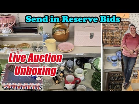 Auction Preview Live 🎉 What’s Selling Tomorrow + Reserve Bids Open