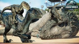 New Baby Velociraptor Showcase: All Cute Animations, Battles & Breakout - Jurassic World Evolution 3