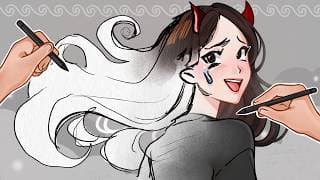 10 Художников  - 1 Арт От Низкого До Высокого Скилла! // 1 Часть +мини-обзор Parblo Coast12 Pro Gen2