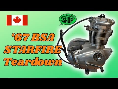 Bsa Starfire Teardown // Paul Brodie's Shop