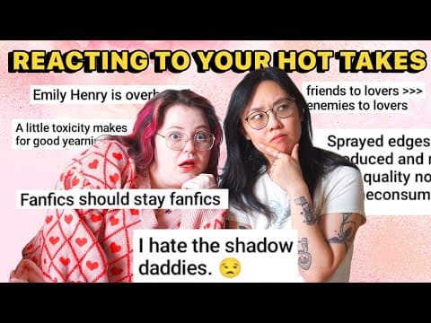 My Girlfriend And I React To Your Unpopular Book Opinions And Now Our Relationship Is Fragile...