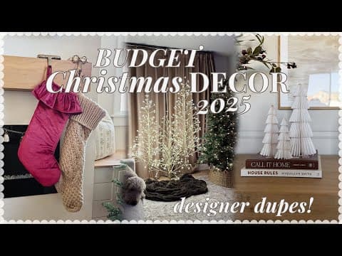 Christmas Designer Dupes + Budget Decor! Walmart Shop With Me Holiday 2025