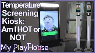 Interesting Temperature Measuring Access Kiosk System - 1469