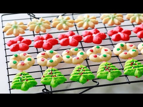 Easy Holiday Spritz Cookies
