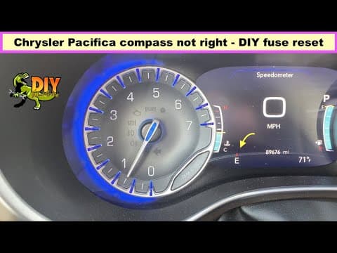 Chrysler Pacifica Compass Not Correct - Check Uconnect Fuse