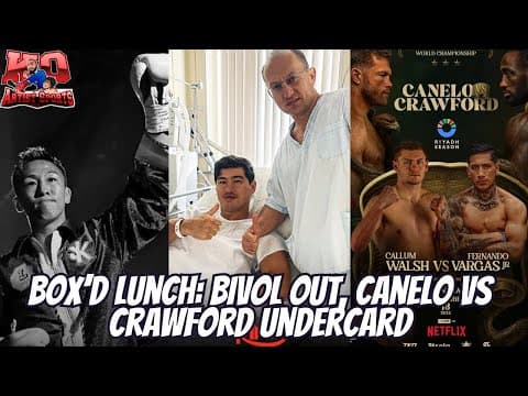 🥊 Box'd Lunch 🥊 Ortiz Vs Thurman?! Canelo Vs Crawford Undercard Revealed #boxing