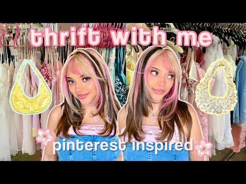 Thrift With Me For Spring! (pinterest Inspired Outfits)🌷