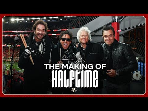 Inside The 49ers Rock & Roll Laser Halftime Show Ft. @journey | Exclusive Behind The Scenes