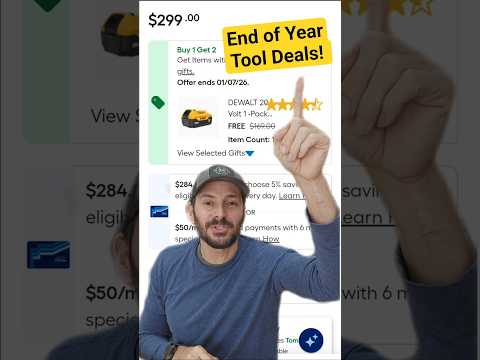 End of Year Tool Deals! ⚒️