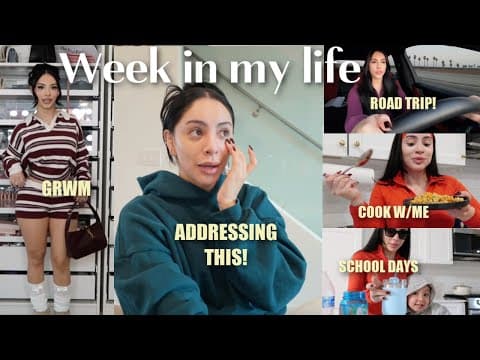 Addressing This! Week In My Life Vlog  Roadtrip, Botox Appt, Grocery Shopping, Cooking, Mommy Things