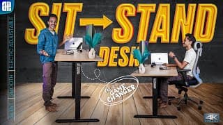 Sit • Stand • Smooth • Silent-is This The Best? The Sleep Company Adjustable Desk Review
