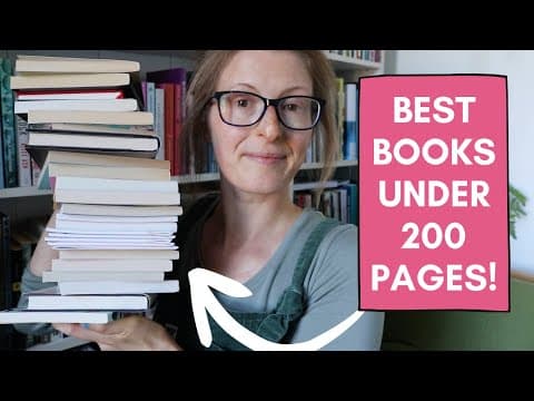 Best Books Under 200 Pages! 📚