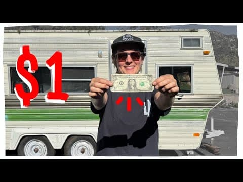 I Bought A Camper For $1...and The Problems Already Started...